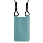 Taštička přes rameno s kapsou FIXED Verona s černou šňůrkou pro mobilní telefony do 7", světle tyrkysová