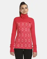 Dámský rolák z merino vlny kilpi jannu-w růžová 40