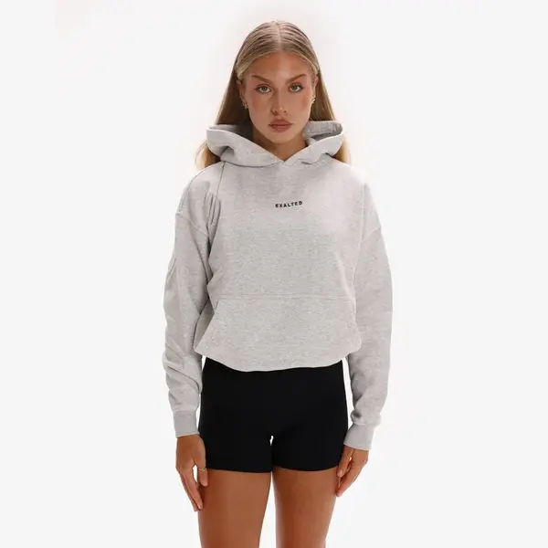 Dámská mikina exalted comfy-nest™ světle šedá xs