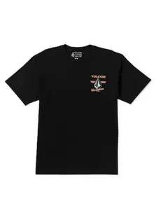 Volcom pánské tričko Enamel Sst Black | Černá | Velikost XL