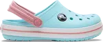 Dětské boty crocs crocband tyrkysová/růžová 28-29