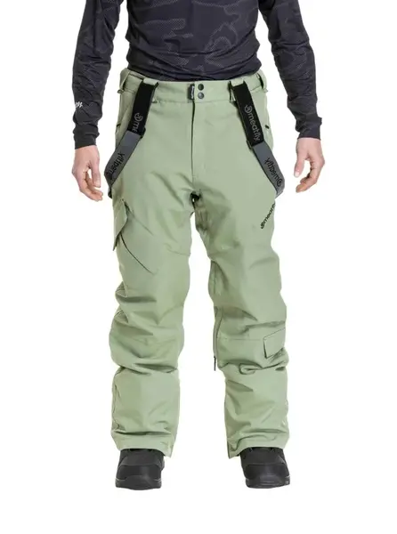 Pánské snb & ski kalhoty meatfly ghost zelená l