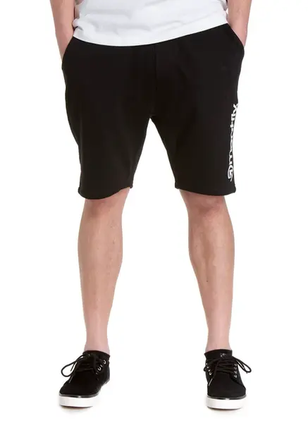 Meatfly pánské teplákové kraťasy Cushy Black | Černá | Velikost M