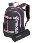 Batoh meatfly basejumper + penál zdarma růžová/tmavě šedá 22 l