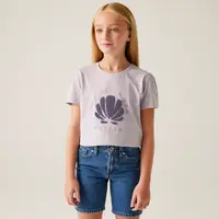 Dětské bavlněné tričko regatta bosley viii světle fialová 176
