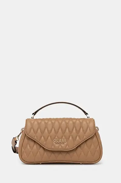 Kabelka Guess VALLA hnědá barva, HWQG81 22200