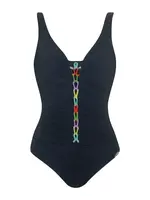 SUNFLAIR Jednodielne plavky  čierna