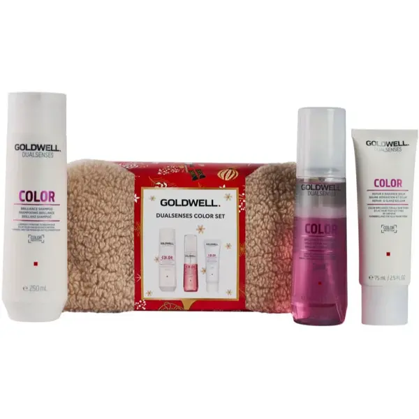 Goldwell Dualsenses Color dárková sada pro barvené vlasy pro ženy 3 ks
