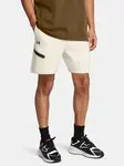 Pánské kraťasy Under Armour UA Unstoppable Flc Shorts-WHT - Pánské