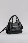 78224 Dewberry Womens Mini City Handbag and Shoulder Bag-BLACK