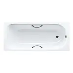 Kaldewei Advantage - Obdĺžniková vaňa Saniform Plus Star 333, 160x75 cm, s otvormi na držadlá, biela 133300010001