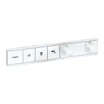Hansgrohe RainSelect - Batéria pod omietku na 3 spotrebiče, matná biela 15381700
