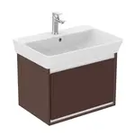 Ideal Standard Connect Air - Skrinka pod umývadlo Cube 60 cm, 53x41x40 cm, hnedá mat/biela mat E0846VY