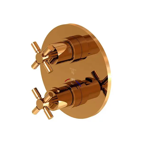 Steinberg 250 - Termostatická batéria pod omietku na 2 spotrebiče, ružové zlato 250 4133 3 RG