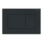 Geberit Sigma20 - Ovládacie tlačidlo na 2 množstvá splachovania, matná čierna/čierna 115.883.16.1