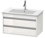 Duravit Ketho - Umývadlová skrinka 48x80x48 cm, 2 zásuvky, lesklá biela KT642902222