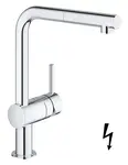 Grohe Minta - Dřezová baterie s výsuvnou koncovkou, chrom 31397000