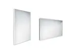 Nimco Zrcadla - Zrcadlo s LED osvětlením, 50x70 cm, hliník ZP 9001