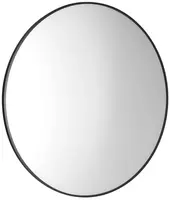 Sapho Arowana - Zrkadlo, priemer 100 cm, matná čierna AWB100