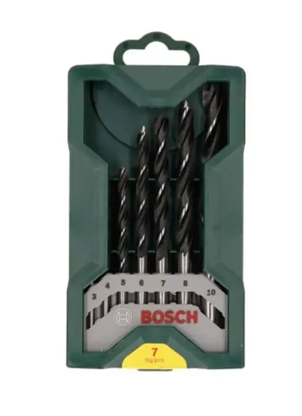 Bosch Príslušenstvo - 7-dielna súprava vrtákov do dreva 2607019580