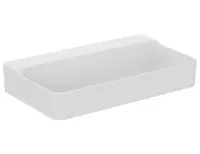 Ideal Standard Conca Ceram - Umývadlo na dosku 80x45 cm, bez prepadu, bez otvoru na batériu, biela T383101