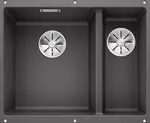 Blanco Subline 340/160 - Silgranitový drez, 56x46 cm, drez vľavo, sivá skala 523549