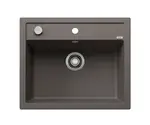 Blanco Dalago 6 - Silgranitový drez, 62x51 cm, s ovládaním odtoku, sivá 527246