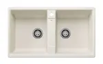 Blanco Zia 9 - Silgranitový drez, 86x50 cm, jemná biela 527210