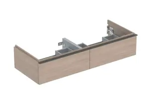 Geberit iCon - Umývadlová skrinka, 118x25x48 cm, 2 zásuvka, dub 502.314.JH.1