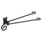 Sapho Rebecca - Držák ručníků dvojitý, délka 36 cm, černá CC021