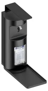 Keuco Plan - Dávkovač mýdla/dezinfekce, objem 500 ml, nástěnný, černá 34954370100