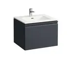 Laufen Pro S - Skrinka s umývadlom, 60x50 cm, farba grafit mat H8609614801041