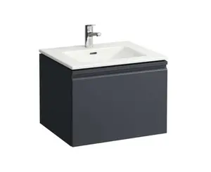 Laufen Pro S - Skrinka s umývadlom, 60x50 cm, farba grafit mat H8609614801041