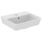 Ideal Standard Connect Air - Umývadielko Cube, 40x35x16 cm, s 1 otvorom na batériu, biela E030701