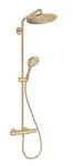 Hansgrohe Croma Select S - Sprchový set Showerpipe 280 s termostatom, kefovaný bronz 26890140