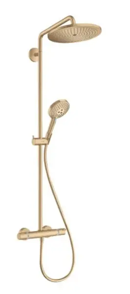 Hansgrohe Croma Select S - Sprchový set Showerpipe 280 s termostatom, kefovaný bronz 26890140