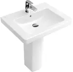 Villeroy & Boch Subway 2.0 - Umývadlo s prepadom, 55x44 cm, alpská biela 71135501