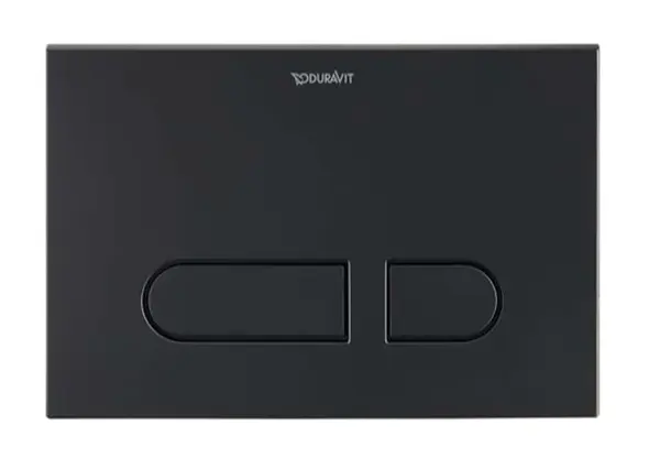 Duravit DuraSystem - Ovládanie splachovania, matná čierna WD5001031000