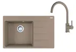 Franke Sety - Kuchyňský set G272KA, fragranitový dřez CNG 611-78 TL/2 a baterie FC 6018.424, kašmír 114.0700.777