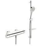 Hansa Optima - Sprchový set s termostatom, 3 prúdy, chróm 481303310009