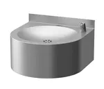 Sanela - Automatická fontánka s výtokem, síťové napájení 24 V DC, matný nerez SLUN 14EN