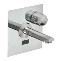 Sanela Senzorové batérie - Termostatická umývadlová batéria s elektronikou ALS, nástenná, dĺžka výtoku 170 mm, 9 V, chróm SLU 04HT17B