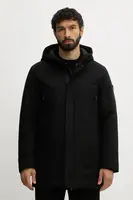 Bunda BOSS Green OW_Hexatech Parka černá barva, přechodná, 50544563