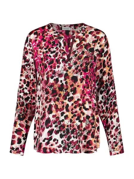 GERRY WEBER Blúzka  ružová / bordová / čierna / šedobiela