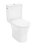 Hansgrohe EluPura Original S - WC kombi s doskou SoftClose, zadný odpad, AquaChannel Flush, SmartClean, EcoSmart, bočné napúšťanie, biela 61166450