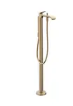 Hansgrohe Vivenis - Vaňová batéria do podlahy, s príslušenstvom, kefovaný bronz 75445140