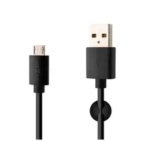 Datový a nabíjecí kabel FIXED s konektorem micro USB, 2,4A, Black