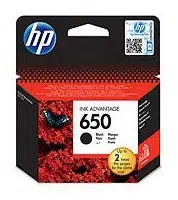 HP 650 originální inkoustová kazeta černá CZ101AE