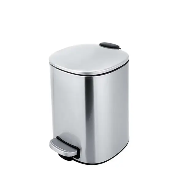 Nimco Koše - Odpadkový koš 5 l, matná nerez KOS 9005-10