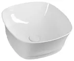 Sapho Idea - Umyvadlová mísa 43x43 cm, bez otvoru pro baterii, bílá WH100